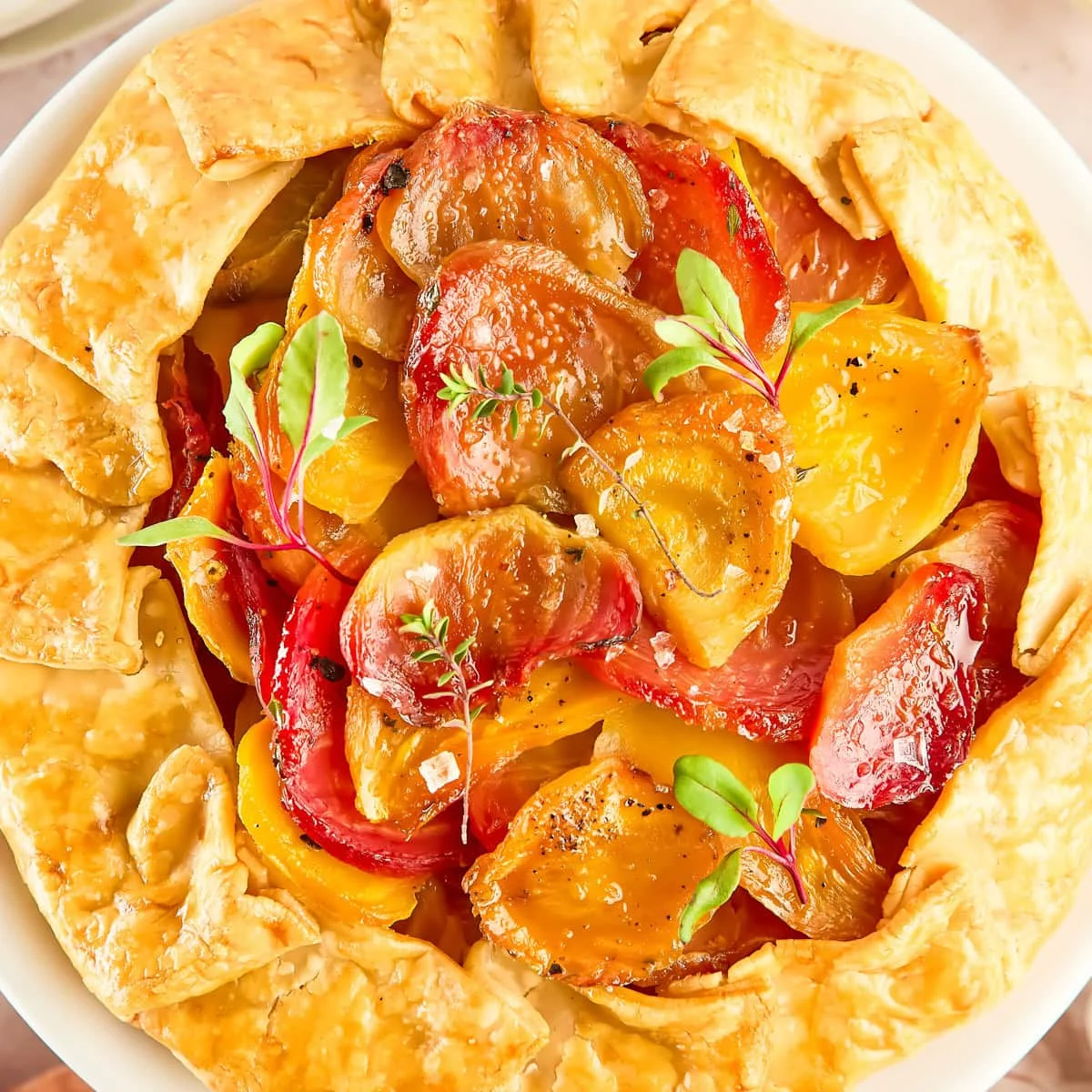 Beet Crostata Recipe
