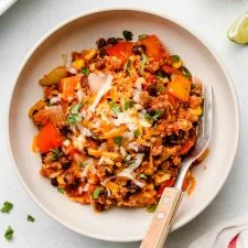 Mexican Stuffed Pepper Casserole