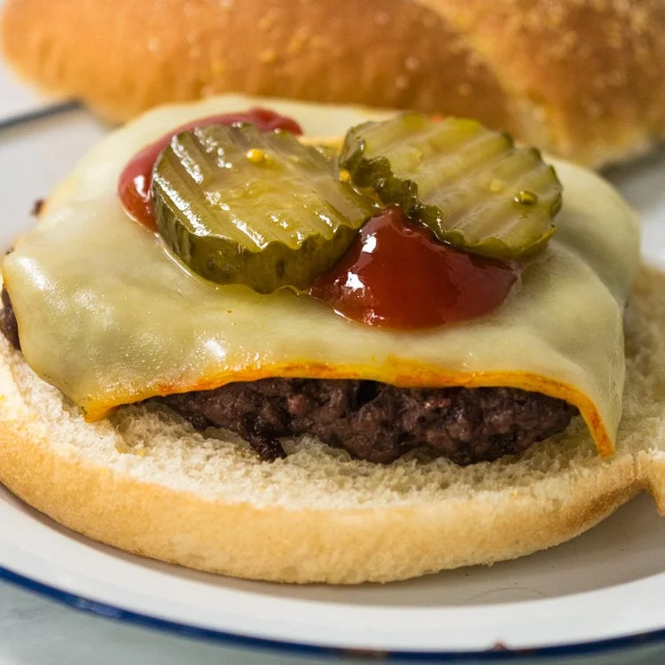 Air Fryer Burgers