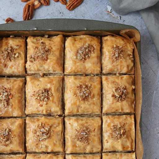 Salted Caramel & Pecan Baklava