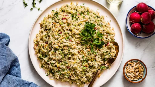 Receta de quinoa a las finas hierbas y limón