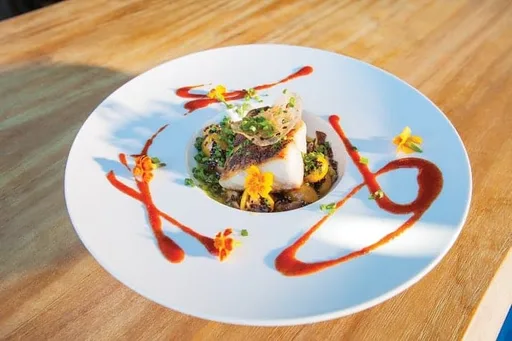Onion Crusted Yellowtail