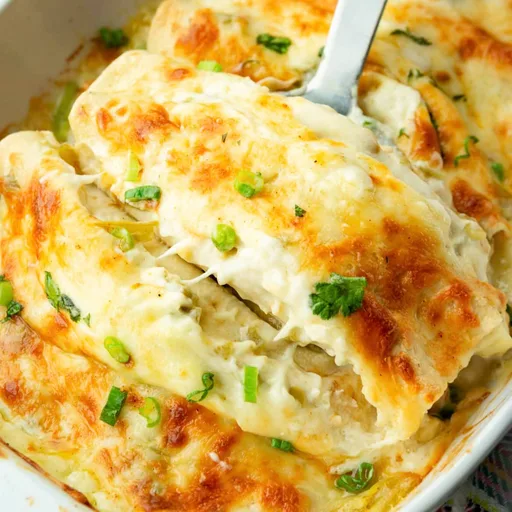 Enchiladas de pollo fáciles y con queso
