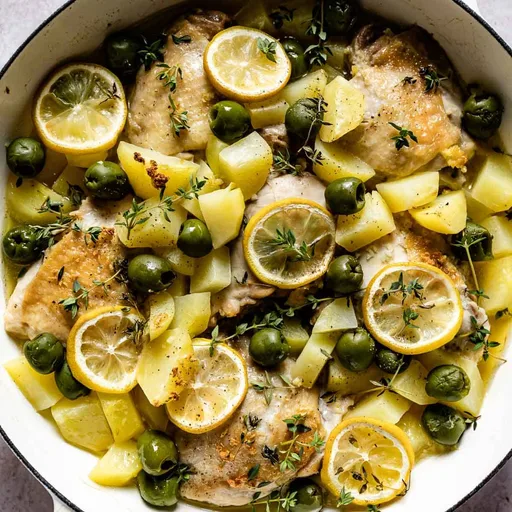 Mediterranean Lemon Chicken Recipe