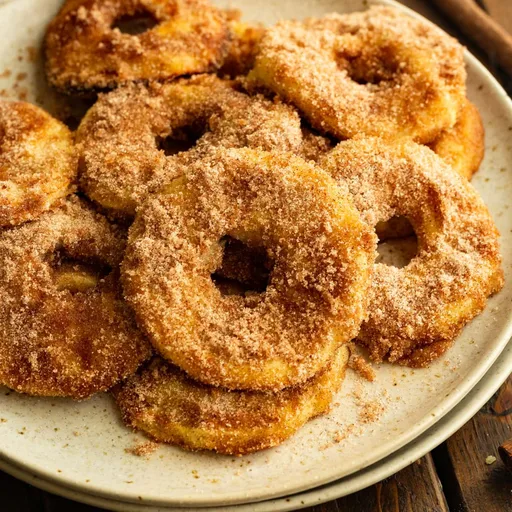 Manzanas Fritas en Freidora de Aire