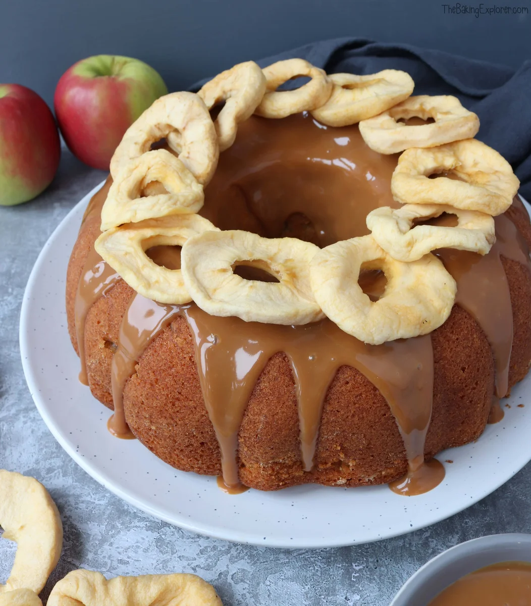 Spiced Caramel Apple Bundt Cake