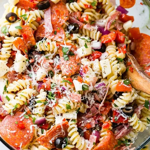 Ensalada de pasta italiana fácil