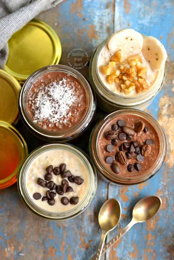 Avena Nocturna Fácil | 4 Sabores de Avena Nocturna