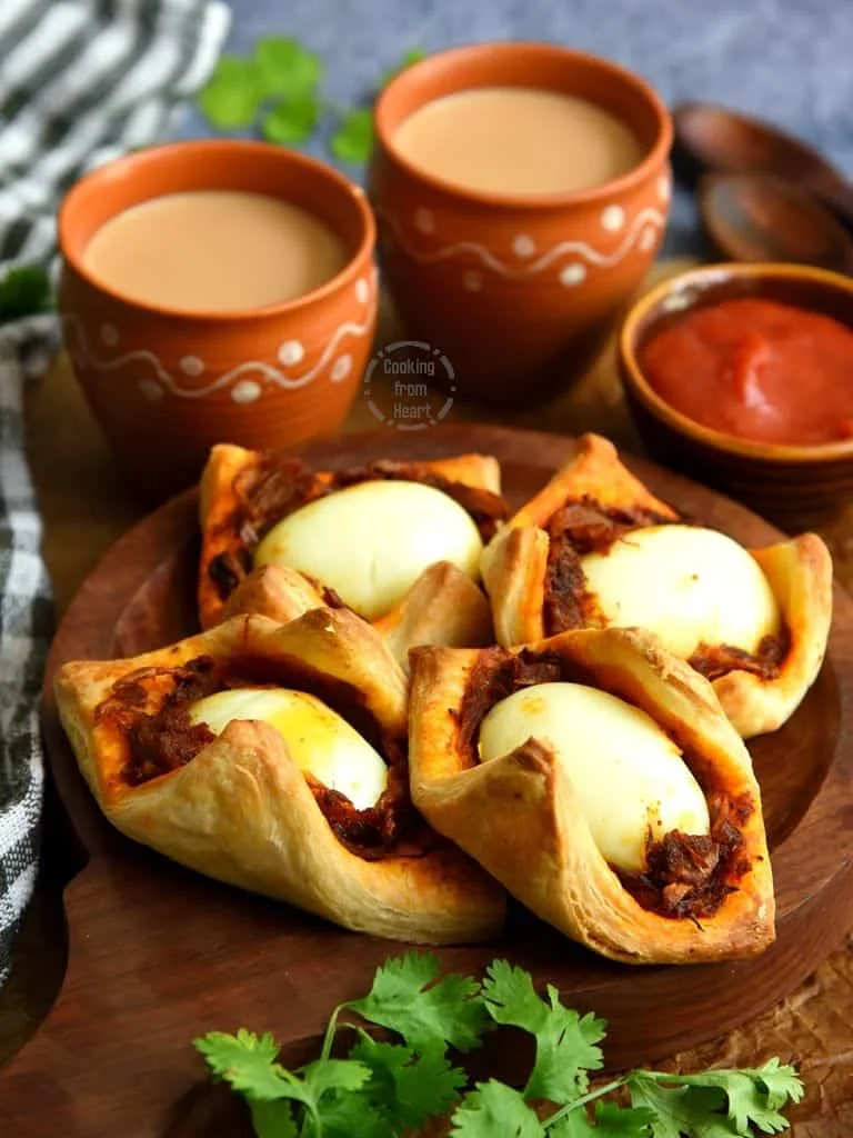 Egg Puff | Bakery Style Egg Puffs Recipe