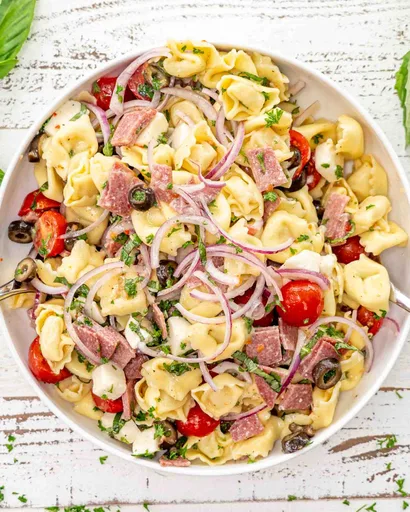 Ensalada de pasta tortellini