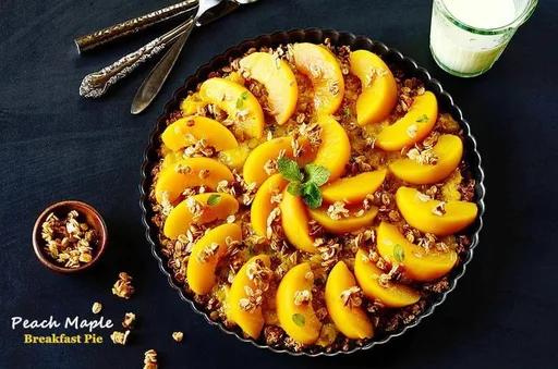 Peach Maple Breakfast Pie