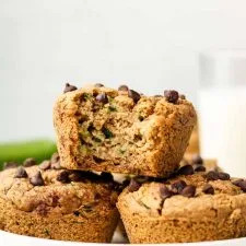 Healthy Zucchini Blender Muffins