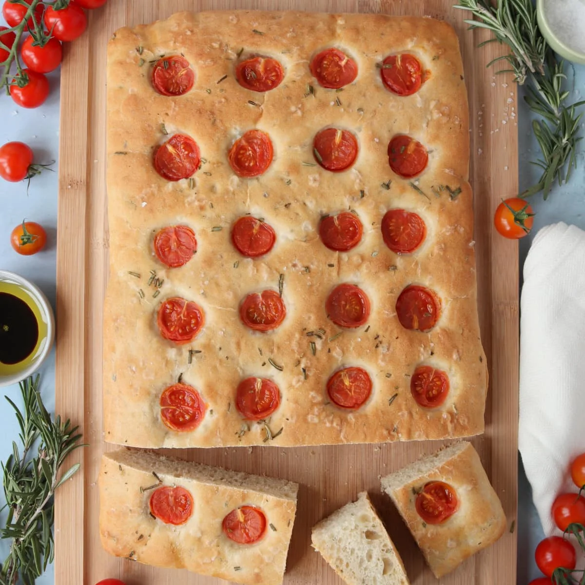 Tomato & Rosemary Focaccia