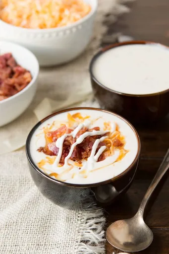 Golden Loaded Baked Potato Soup