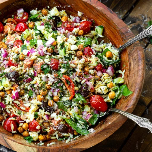 Greek Orzo Pasta Salad
