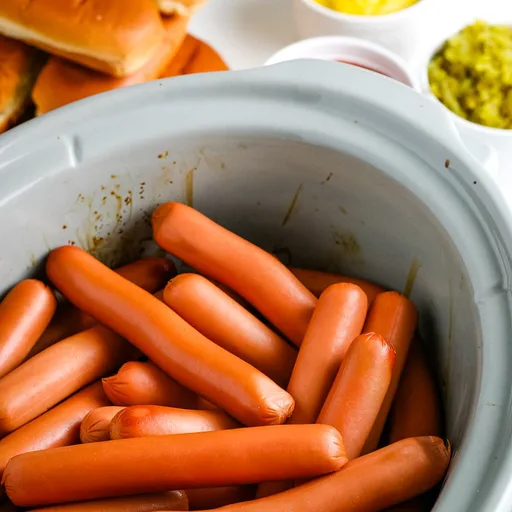 Receta de perritos calientes en olla de cocción lenta