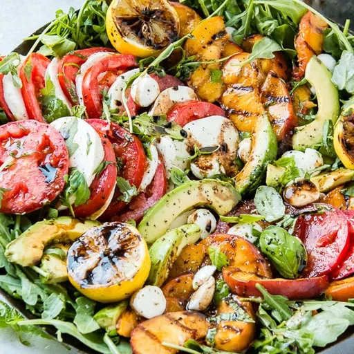 Peach Mozzarella Salad