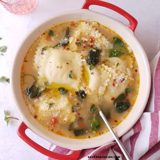 Ravioli Soup