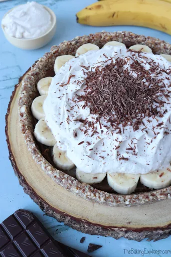 Pastel Banoffee vegano