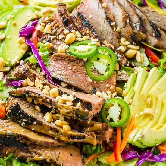 Thai Peanut Steak Salad