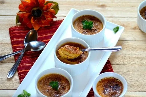 Roasted Sweet Potato Creme Brulee