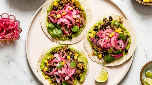 Quinoa Black Bean Tacos Recipe