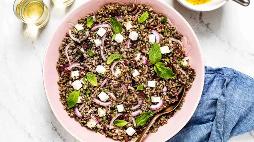 Quinoa Lentil Salad Recipe