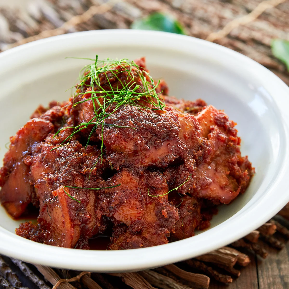 Rendang di pollo (Rendang Ayam)