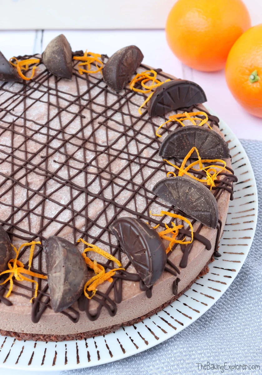 Vegan Chocolate Orange Cheesecake