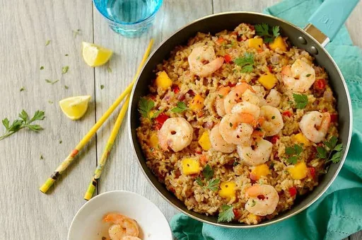 Shrimp Coconut Fried Rice Recipe