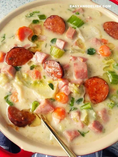 Sopa de Legumes Cremosa para Emagrecer