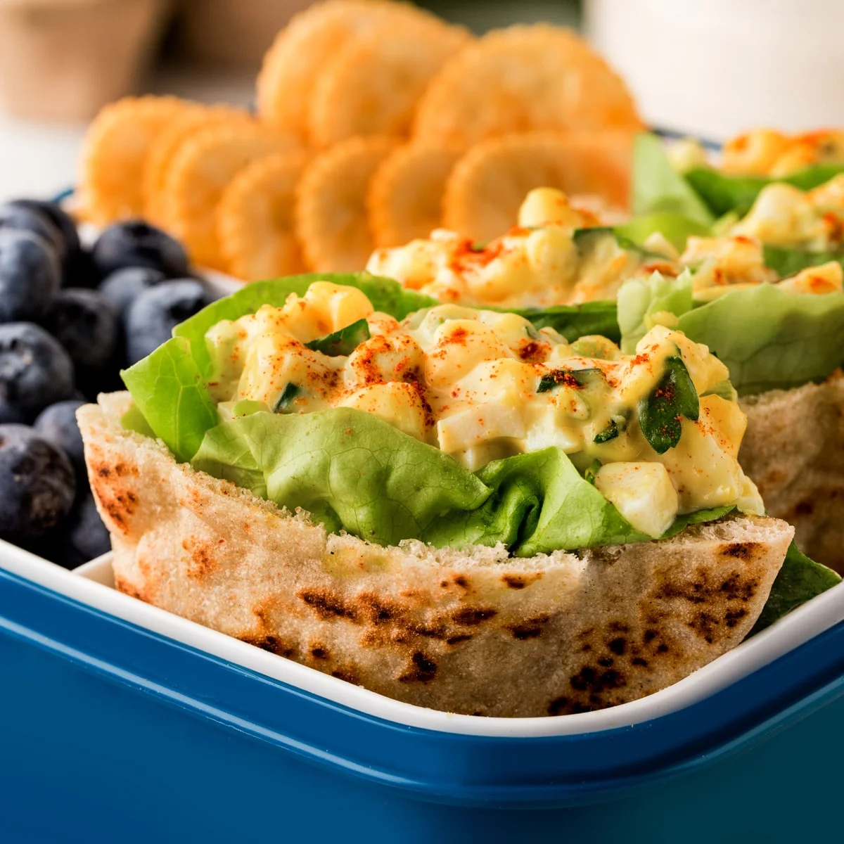 Egg Salad Sandwich - Mini Pitas