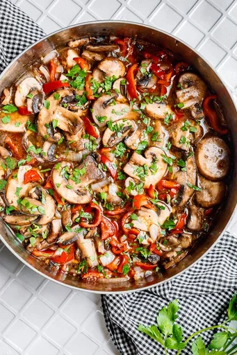 Receta de champiñones salteados a la italiana