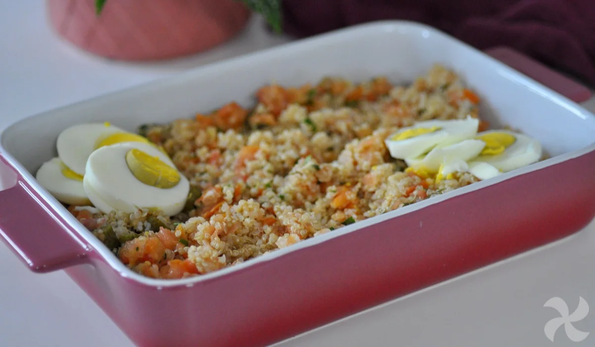 Ensalada sencilla de quinoa