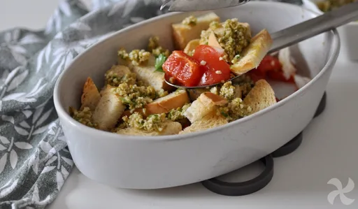 Ensalada templada con tapenade