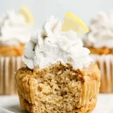 Vegan Lemon Cupcakes (Gluten Free)