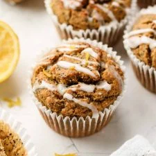 Vegan Lemon Poppy Seed Muffins (Gluten Free)