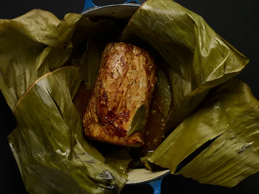 Solomillo de cerdo en salsa dulce de cítricos