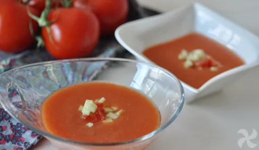 Gazpacho con pimiento asado