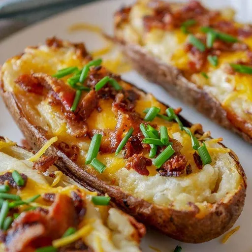 Air Fryer Twice Baked Potatoes Recipe
