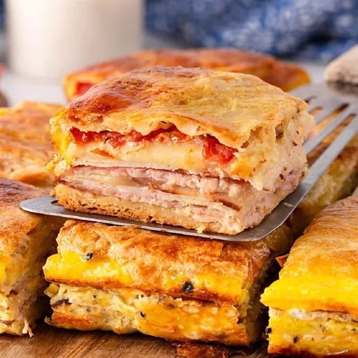 Sándwich horneado caliente