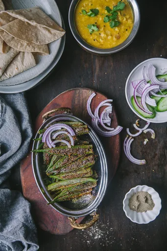 Bharwa Masala Bhindi (Spice Stuffed Okra)