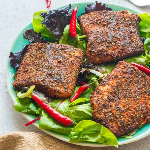 Blackened Cajun Air Fried Salmon