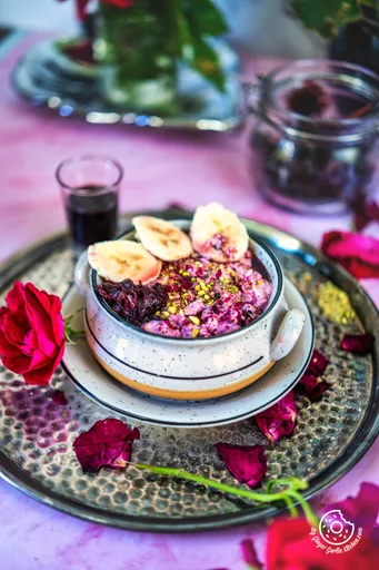 Rose Overnight Oats
