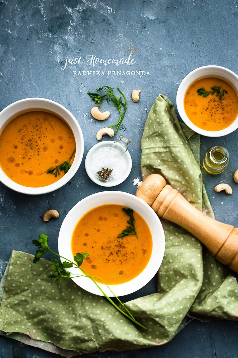Carrot Cashew Soup