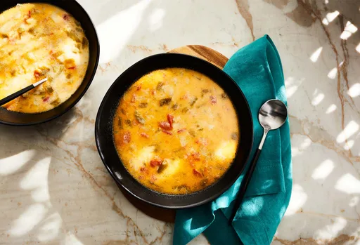 Sopa de queso de Sonora