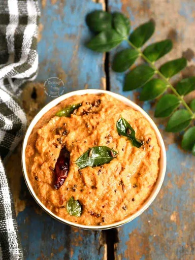 Peanut Onion Tomato Chutney | Onion Tomato Peanut Chutney