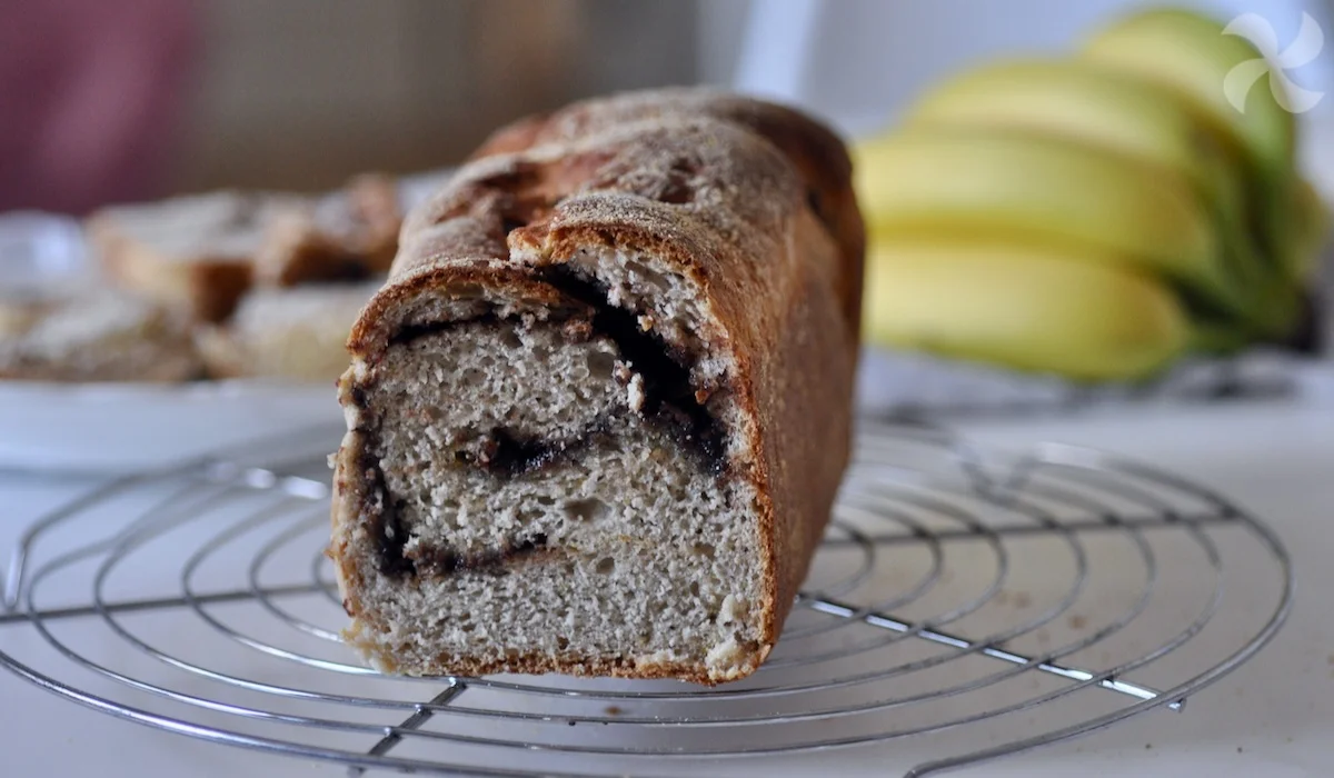 Pan de plátano y Nutella
