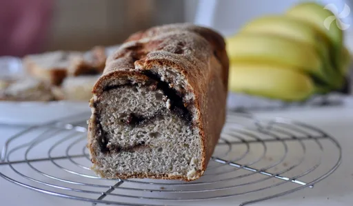 Pan de plátano y Nutella