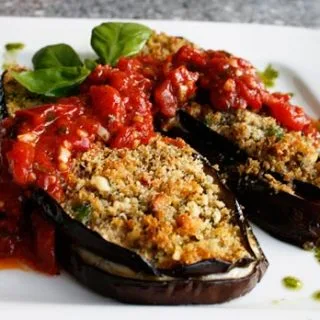 Paquetes individuales de berenjena a la parmesana